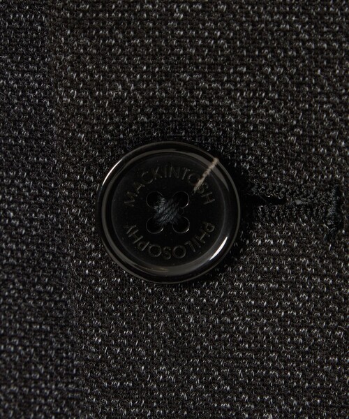 MACKINTOSH PHILOSOPHY（ﾏｯｷﾝﾄｯｼｭ ﾌｨﾛｿﾌｨｰ）の「テーラードジャージー ジャケット メランジジャージー（テーラードジャケット・メンズ・ダークネイビー/チャコールグレー・38/40/42/36）」の8枚目の写真