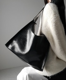 ※※【 2color 】ヴィンテージフェイクレザースクエアショルダーバッグ / vintage fake leather square shoulder bag