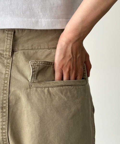 CANAL JEAN(キャナルジーン)の「choice_cnl/PAELEE コットンニーポケットパンツ(その他パンツ・レディース・ベージュ・SMALL/MEDIUM)」の2枚目の写真