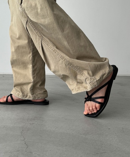 CANAL JEAN(キャナルジーン)の「choice_cnl/PAELEE コットンニーポケットパンツ(その他パンツ・レディース・ベージュ・SMALL/MEDIUM)」の3枚目の写真