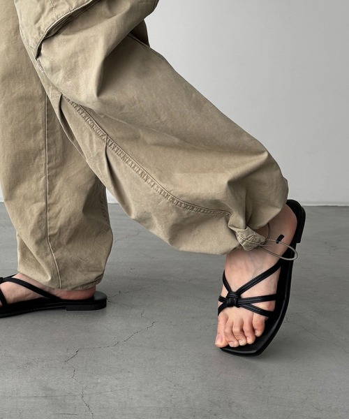 CANAL JEAN(キャナルジーン)の「choice_cnl/PAELEE コットンニーポケットパンツ(その他パンツ・レディース・ベージュ・SMALL/MEDIUM)」の4枚目の写真