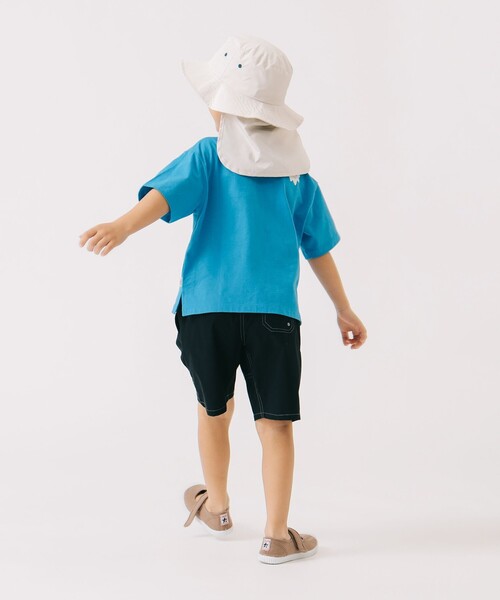 B:MING by BEAMS（ビーミングバイビームス）の「ポップ プリント Tシャツ 2025SS（100～140cm）（Tシャツ/カットソー・キッズ・ナチュラル/ブルー・100/120/110/130/140）」の9枚目の写真