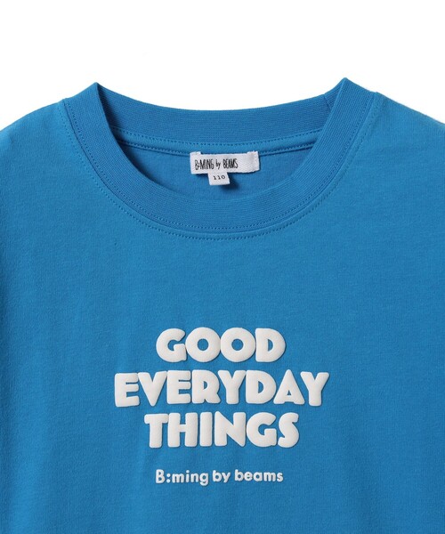B:MING by BEAMS（ビーミングバイビームス）の「ポップ プリント Tシャツ 2025SS（100～140cm）（Tシャツ/カットソー・キッズ・ナチュラル/ブルー・100/120/110/130/140）」の14枚目の写真