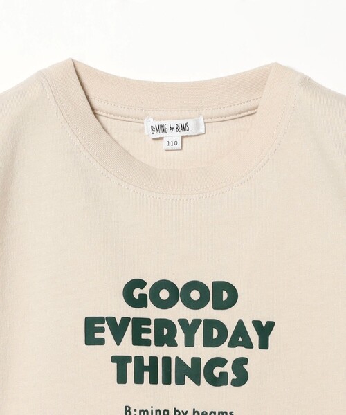 B:MING by BEAMS（ビーミングバイビームス）の「ポップ プリント Tシャツ 2025SS（100～140cm）（Tシャツ/カットソー・キッズ・ナチュラル/ブルー・100/120/110/130/140）」の19枚目の写真