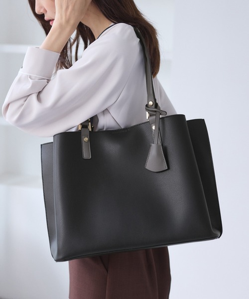 美品　ROPE ロペ　A4対応　ビジネスバック ROPÉ(ロペ) / 【E'POR】【A4対応】【撥水/雨の日】D BAG Large