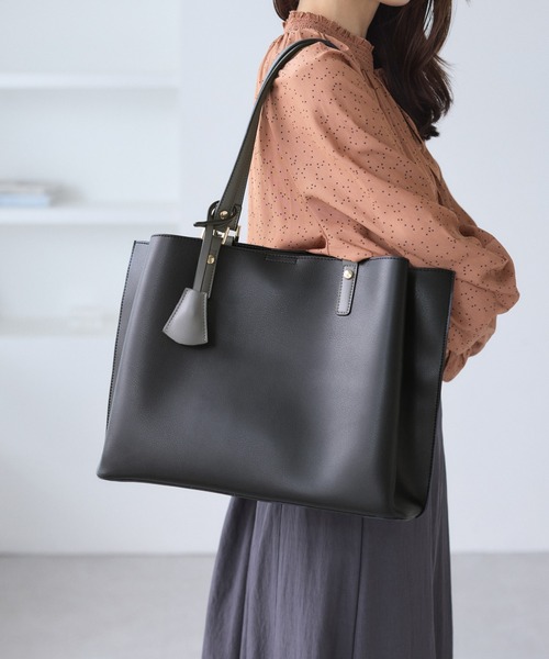 美品　ROPE ロペ　A4対応　ビジネスバック ROPÉ(ロペ) / 【A4対応】【通勤】【E'POR】Y BAG Shoulder Large