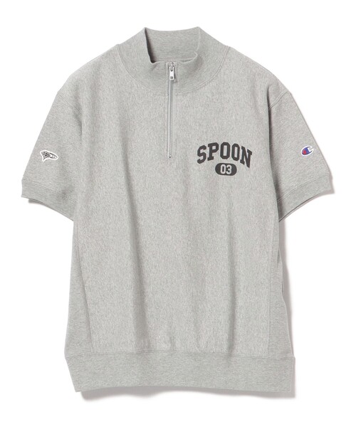 champion/チャンピオン 別注 リバースウィーブ ハーフジップ スウェット セール】〈WOMEN〉【別注】Champion / リバースウィーブ（R