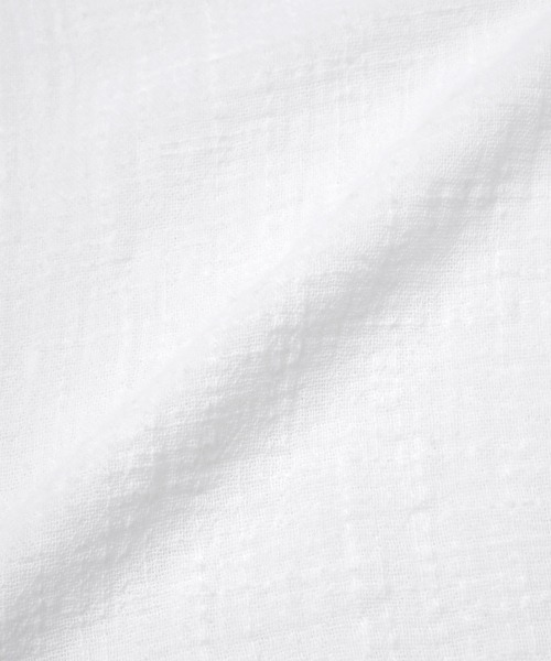 Noen（ノエン）の「リネンライクガーゼシャツ（シャツ/ブラウス・メンズ・ホワイト/ブラック・LARGE/MEDIUM）」の12枚目の写真