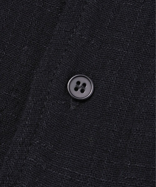 Noen（ノエン）の「リネンライクガーゼシャツ（シャツ/ブラウス・メンズ・ホワイト/ブラック・LARGE/MEDIUM）」の19枚目の写真
