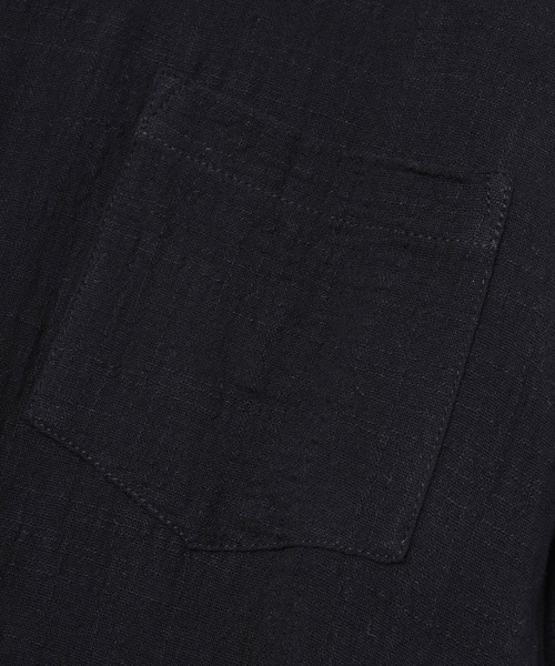 Noen（ノエン）の「リネンライクガーゼシャツ（シャツ/ブラウス・メンズ・ホワイト/ブラック・LARGE/MEDIUM）」の20枚目の写真