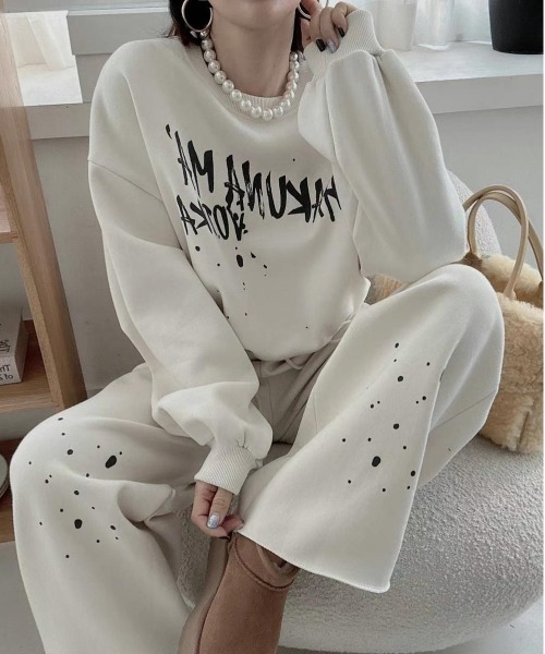 【2点SET】シルバーレイク セットアップ トレーナー＆パンツ（スウェット）｜NEW GENTLEMAN（ニュージェントルマン）