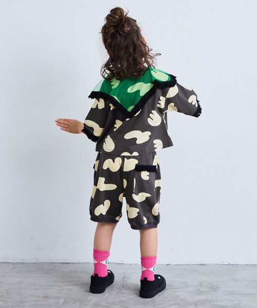 MARKEY'S(マーキーズ)の「フリンジポイントハーフパンツ【セットアップ可能】(その他パンツ・キッズ・ブラック/ベージュ・90/100/110/120/130/140/150)」の8枚目の写真