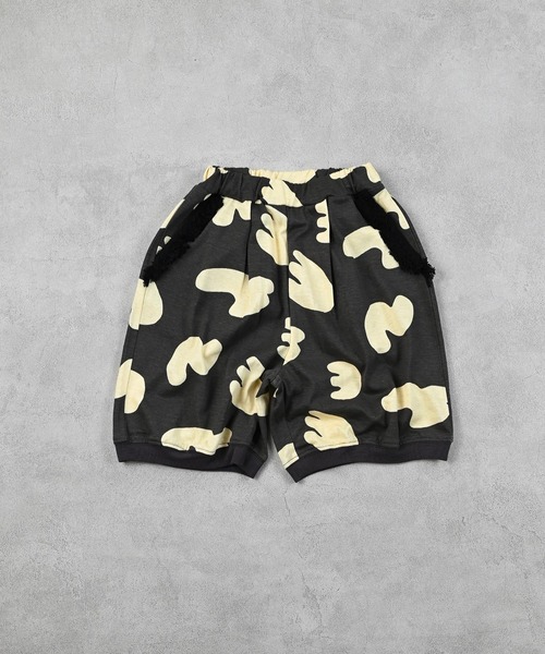 MARKEY'S(マーキーズ)の「フリンジポイントハーフパンツ【セットアップ可能】(その他パンツ・キッズ・ブラック/ベージュ・90/100/110/120/130/140/150)」の3枚目の写真