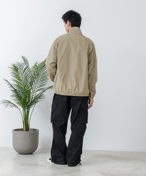 ragged mountain(ラギットマウンテン)の「【RAGGED MOUNTAIN/ラギットマウンテン】撥水ナイロンスタンドブルゾン(ブルゾン・メンズ・グレー/ブラック/ベージュ・MEDIUM/LARGE/X-LARGE)」の15枚目の写真