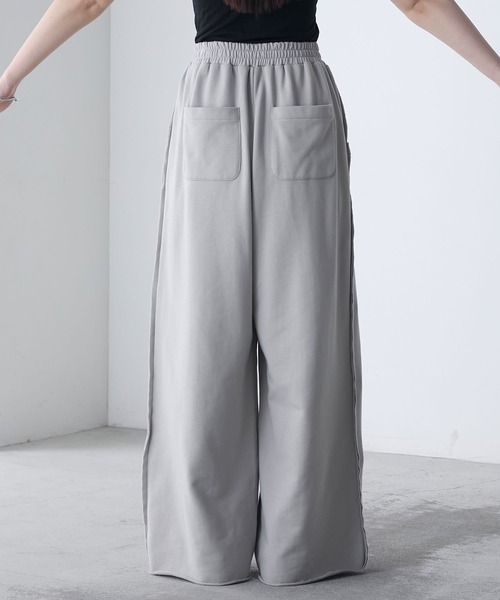 brrrsos着用　homeless flexwitme HOMIES side sweat pants black /HOMIES SIDE PANTS BK