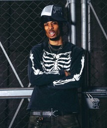 ティーシャツ｜Fire Bones Long Sleeve Tee｜SUPPLIER
