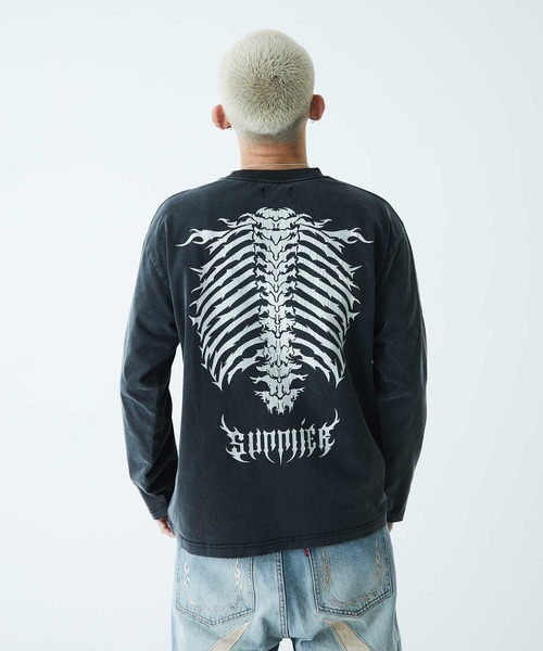 トップス SUPPLIER Fire Bones Long Sleeve Tee SUPPLIER】Fire Bones Long Sleeve Tee | OUR BRAND,SUPPLIER