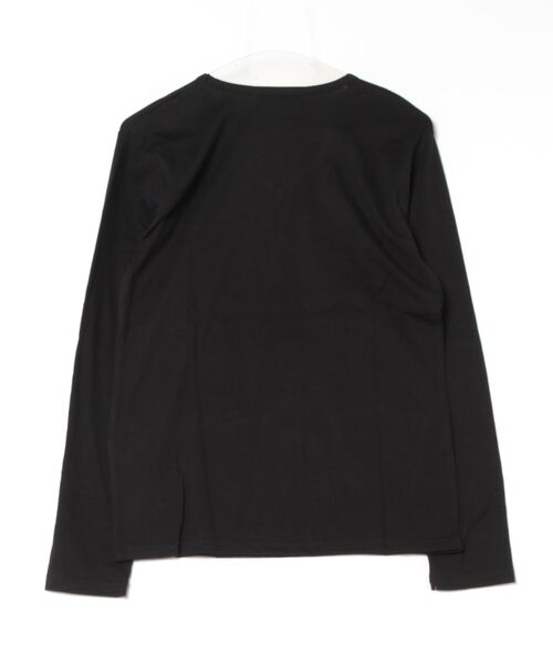 in the attic（インジアティック）の「《in the attic》Vネック/RECEPTIVE/LS-T（Tシャツ/カットソー・メンズ・ホワイト/ブラック・LARGE）」の3枚目の写真