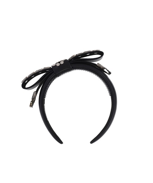 TOGA VIRILIS フェイクファー ヘッドバンド TOGA VIRILIS(トーガ ビリリース)のFur headband BLACKの通販