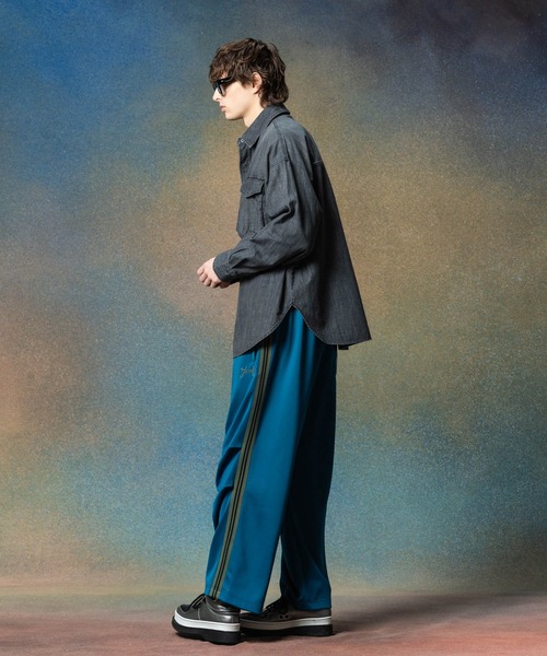 glamb(グラム)の「All Time Denim Shirt / オールタイムデニムシャツ(シャツ/ブラウス・メンズ・インディゴブルー/ブラック・S/M/L)」の7枚目の写真