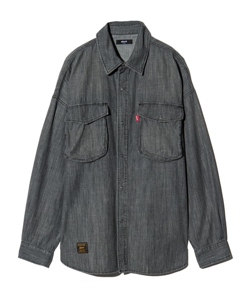 glamb(グラム)の「All Time Denim Shirt / オールタイムデニムシャツ(シャツ/ブラウス・メンズ・インディゴブルー/ブラック・S/M/L)」の20枚目の写真
