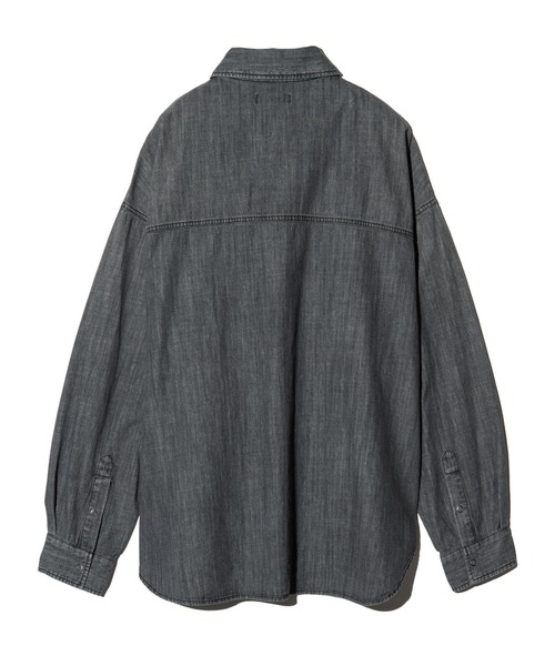 glamb(グラム)の「All Time Denim Shirt / オールタイムデニムシャツ(シャツ/ブラウス・メンズ・インディゴブルー/ブラック・S/M/L)」の21枚目の写真