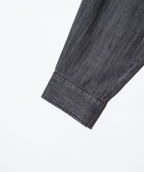 glamb(グラム)の「All Time Denim Shirt / オールタイムデニムシャツ(シャツ/ブラウス・メンズ・インディゴブルー/ブラック・S/M/L)」の18枚目の写真