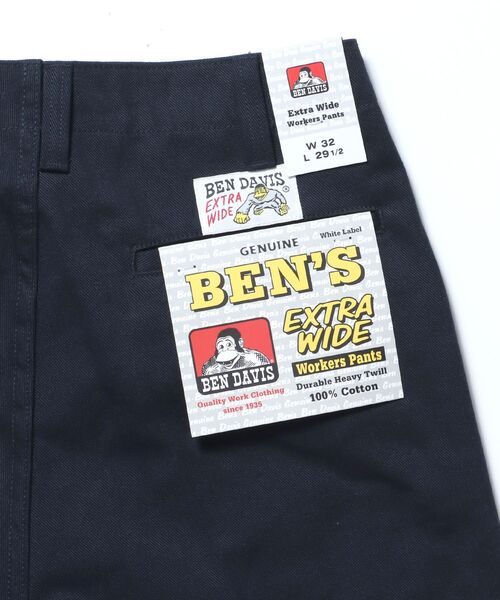 BEN DAVIS(ベンデイビス)の「【BEN DAVIS(ベンデイビス)】EXTRA WIDE PANTS / エクストラ ワイドパンツ センタープレス カツラギ(その他パンツ・メンズ・チャコール/ベージュ/ネイビー/ブラウン/ブラック/アイボリー・SMALL/MEDIUM/LARGE/X-LARGE)」の12枚目の写真