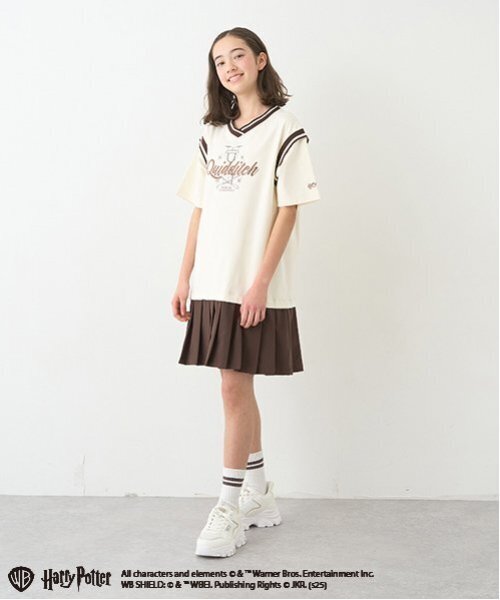 pom ponette junior（ポンポネットジュニア）の「【Harry Potter】プリーツドッキングワンピース（ワンピース・キッズ・ネイビー/アイボリー・L/M/S/LL）」の18枚目の写真