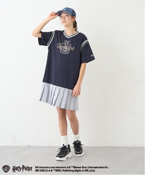 pom ponette junior（ポンポネットジュニア）の「【Harry Potter】プリーツドッキングワンピース（ワンピース・キッズ・ネイビー/アイボリー・L/M/S/LL）」の22枚目の写真