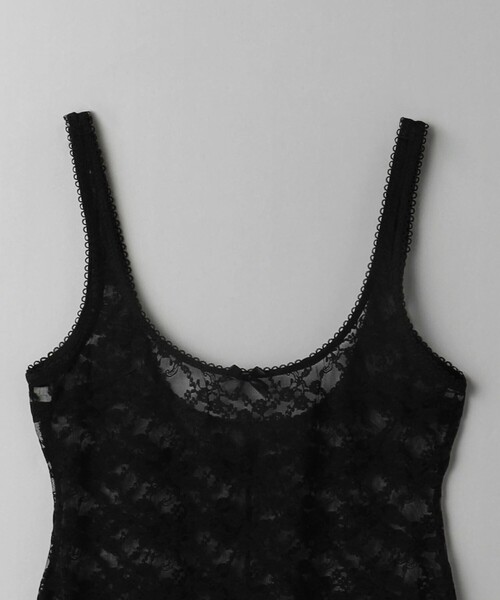PROVOKE （プロヴォーク）の「＜provoke＞レース キャミソール ワンピース（ワンピース・レディース・ブラック・FREE）」の3枚目の写真