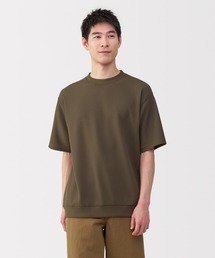 紳士　ＵＶカット乾きやすいワッフルクルーネック半袖Ｔシャツ