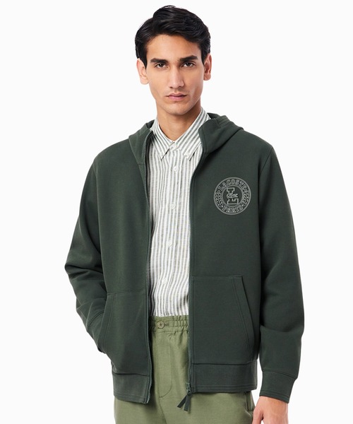 ラコステ] パーカー [公式] ローレルサークルジップフーディー メンズ