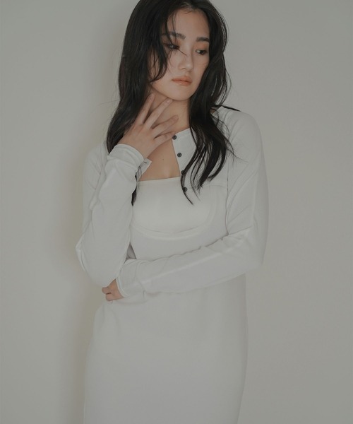 Kazuko Kitamura take off ノースリーブ ワンピース KAZUKOKITAMURAtakeoff】デザインロングノースリーブワンピース