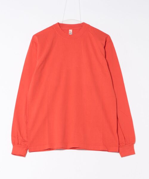 ARCHIVER(アーカイバ)の「【RS】【LOS ANGELES APPAREL】LA APPAREL 6.5oz GARMENT DYED CREW L/S TEE - 6.5オンス ガーメントダイ クルーネックTシャツ長袖(Tシャツ/カットソー・メンズ・グリーン/ブラック/グレー/ブルー/オレンジ・X-LARGE/LARGE/SMALL)」の5枚目の写真