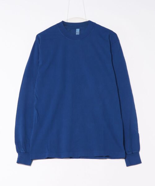 ARCHIVER(アーカイバ)の「【RS】【LOS ANGELES APPAREL】LA APPAREL 6.5oz GARMENT DYED CREW L/S TEE - 6.5オンス ガーメントダイ クルーネックTシャツ長袖(Tシャツ/カットソー・メンズ・グリーン/ブラック/グレー/ブルー/オレンジ・X-LARGE/LARGE/SMALL)」の4枚目の写真