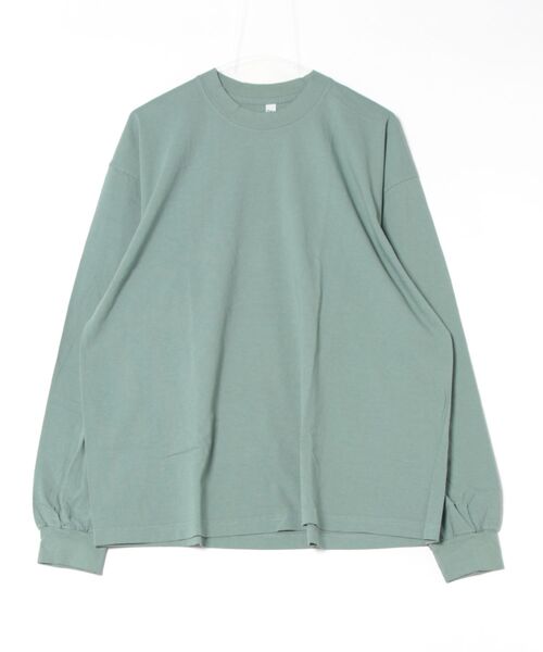 ARCHIVER(アーカイバ)の「【RS】【LOS ANGELES APPAREL】LA APPAREL 6.5oz GARMENT DYED CREW L/S TEE - 6.5オンス ガーメントダイ クルーネックTシャツ長袖(Tシャツ/カットソー・メンズ・グリーン/ブラック/グレー/ブルー/オレンジ・X-LARGE/LARGE/SMALL)」の1枚目の写真