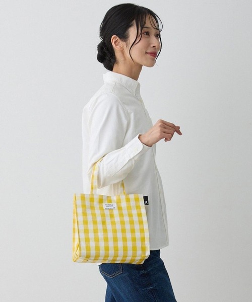 ROOTOTE（ルートート）の「ルートート / SN.スクエア.ラミネート-Q（トートバッグ・レディース・グリーン系その他/ブルー系その他/イエロー系その他/ピンク系その他・FREE）」の5枚目の写真