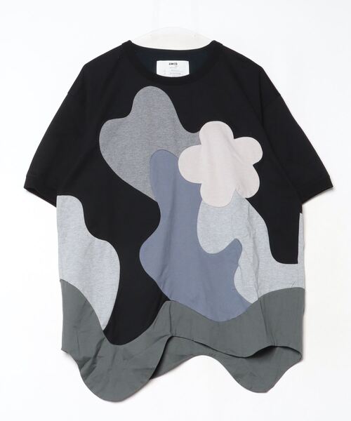 amok(アモク)の「amok /アモク/FLOWER PATTERN T-SHIRT(Tシャツ/カットソー・メンズ・その他24/ブラック・M)」の2枚目の写真