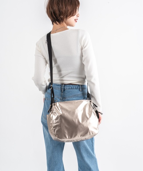 Jack Gomme（ジャックゴム）の「【JACK GOMME/ジャックゴム】ショルダーバッグ　メッセンジャー　MAEL（ショルダーバッグ・レディース・ホワイト/ゴールド/ブラック/カーキ/ブラウン/イエロー/ライトブルー/アイボリー・FREE）」の21枚目の写真