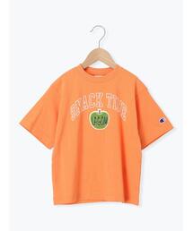 Samansa Mos2 Lagom（サマンサモスモスラーゴム）の「【Champion別注】サガラ刺繍半袖Tシャツ（Tシャツ/カットソー）」