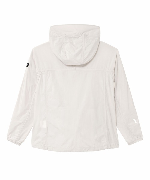 AIGLE（エーグル）の「軽量 撥水 UVカット パッカブルナイロンジャケット（ナイロンジャケット・レディース・パープル/オフホワイト・34/40/38/36）」の16枚目の写真