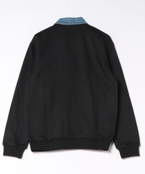 CERCA(チェルカ)の「【NOWLE】カレッジロゴ ハーフジップ ポロネック スウェット(スウェット・メンズ・ブラック/ブラウン/グレー・X-LARGE/MEDIUM/LARGE)」の12枚目の写真