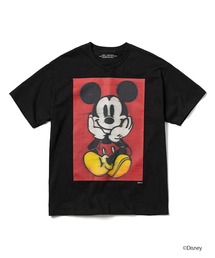 【としくん】Disney ミッキー＆ミニー3Dシルクスクリーン ディズニー ミッキーマウス シルクスクリーン ブラックライト