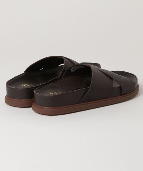 CLARKS ウエッジ トゥポスト サンダル レザー軽量 ベルクロ Clarks クラークス 靴 メンズ サンダル レザー 革 シューズ 9M