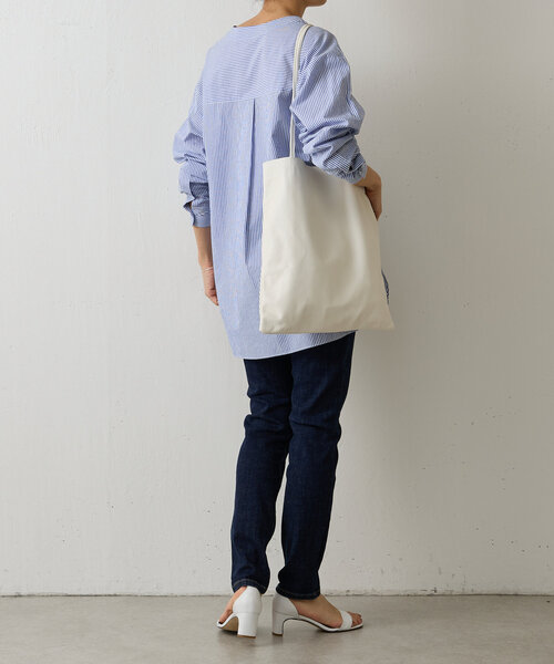 BEARDSLEY（ビアズリー）の「《MODERN WEAVING》レザートートバッグ（トートバッグ・レディース・モカ/ブラック/アイボリー・FREE）」の10枚目の写真