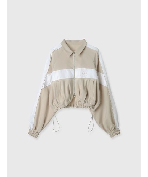 Switchingカラーフラップポケットブルゾン(F BEIGE): OUTER