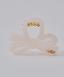 Chico | プレート付きリボンヘアクリップ(バレッタ/ヘアクリップ)