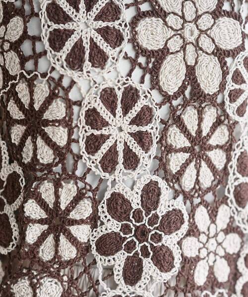 rps（アールピーエス）の「配色レースベスト（ベスト・レディース・ブラック/ネイビー/ブラウン・フリー）」の12枚目の写真