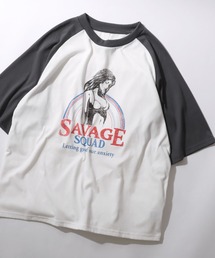 SCULPTOR フラックラグラン Tシャツ グレー M ☆Collaboration – Sculptor
